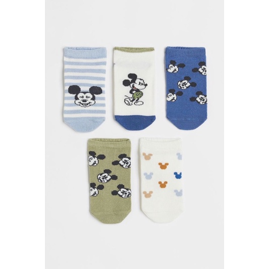Set 5 đôi tất cổ ngắn đáng yêu cho bé HM UK