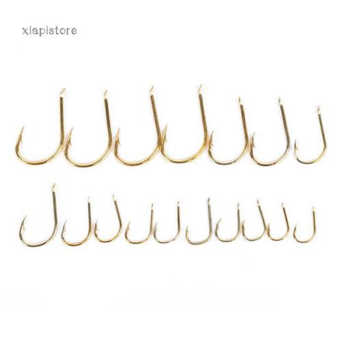100 lưỡi câu cá kim loại kích thước #3/#12