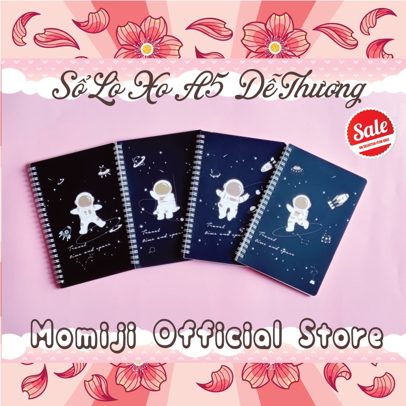 Sổ lò xo A5 MEGA, sổ tay cute ghi chép hoạt hình dễ thương đáng yêu được chọn mẫu
