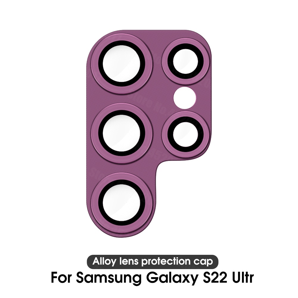 Vòng kính cường lực 3D bảo vệ camera cho Samsung Galaxy S22 Ultra