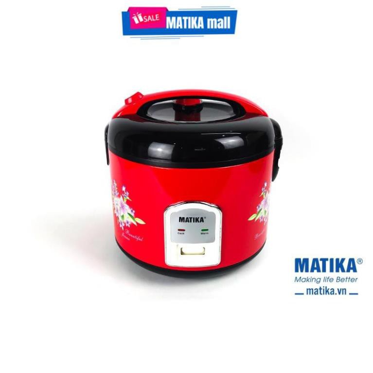 Nồi cơm điện,nồi cơm Matika MTK-RC1890 lòng nhôm cường lực,bảo hành 12 tháng