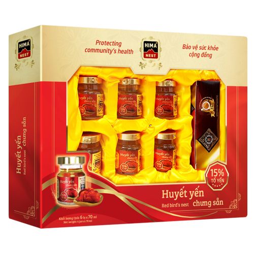 Huyết Yến Chưng Sẵn 6 lọ/ 70ml | BigBuy360 - bigbuy360.vn
