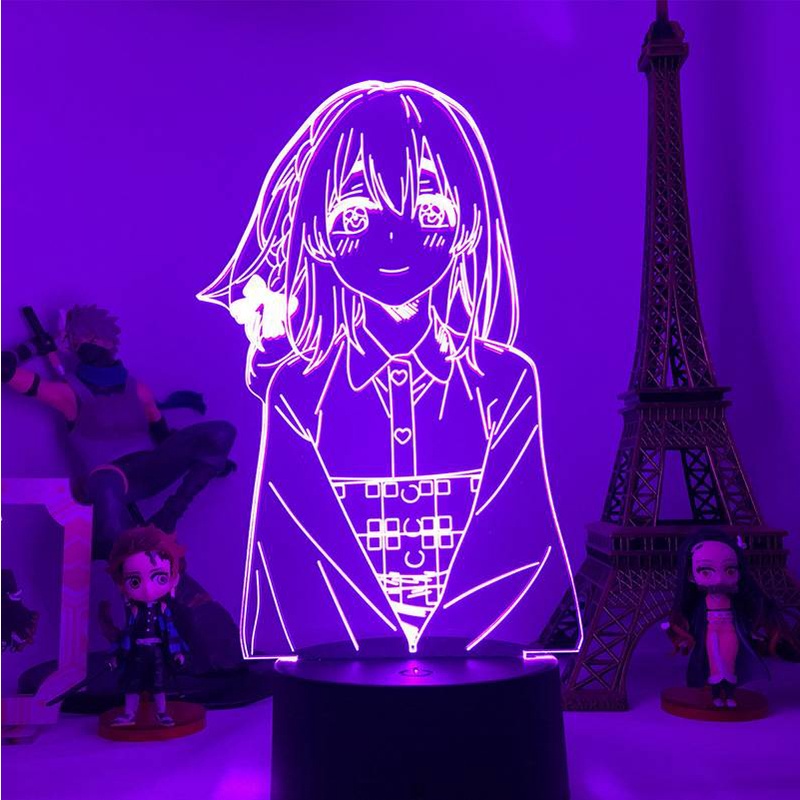 Đèn Ngủ LED Thay Đổi Màu Sắc Theo Phong Cách Anime Chizuru Ichinose