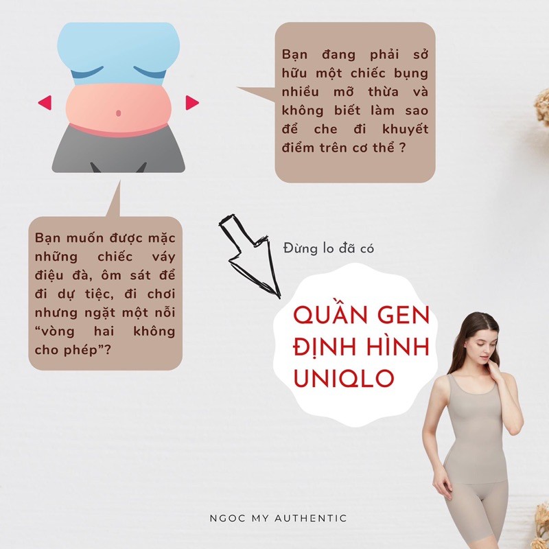 QUẦN GEL ĐỊNH HÌNH UNIQLO