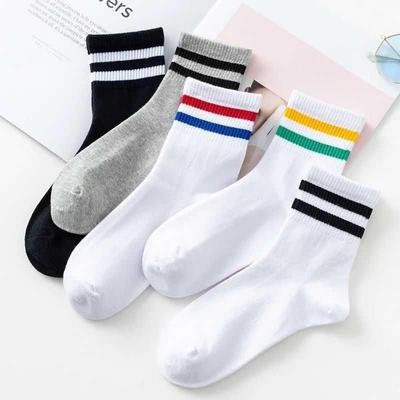 VỚ CỔ TRUNG MÀU TRẮNG SỌC NGANG