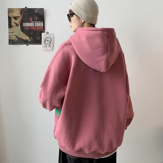 Áo Hoodie Dáng Rộng Họa Tiết Hoạt Hình Phong Cách Hàn Quốc Thời Trang Cho Nam / Nữ | BigBuy360 - bigbuy360.vn