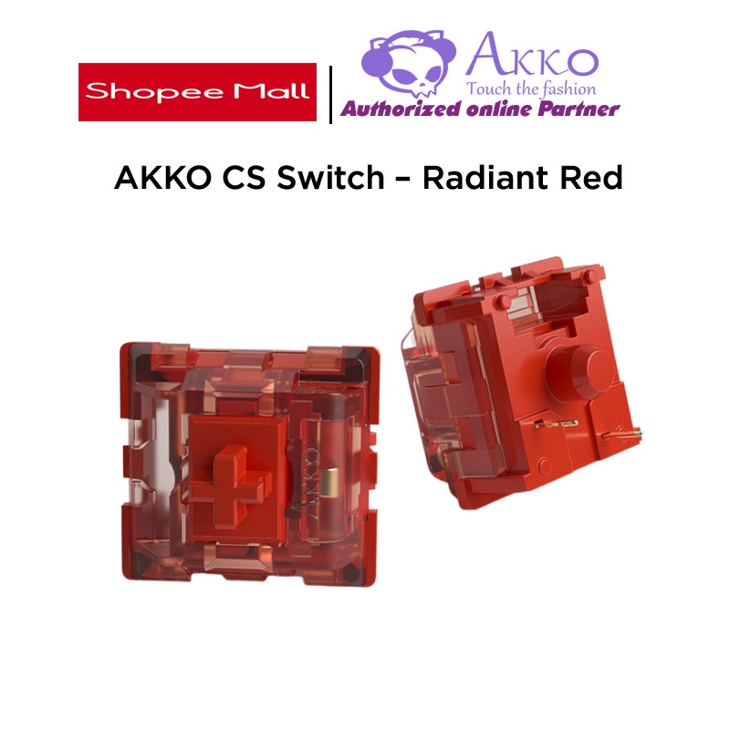 Bộ Switch bàn phím cơ Akko CS Switch - Radiant Red (45 switch)