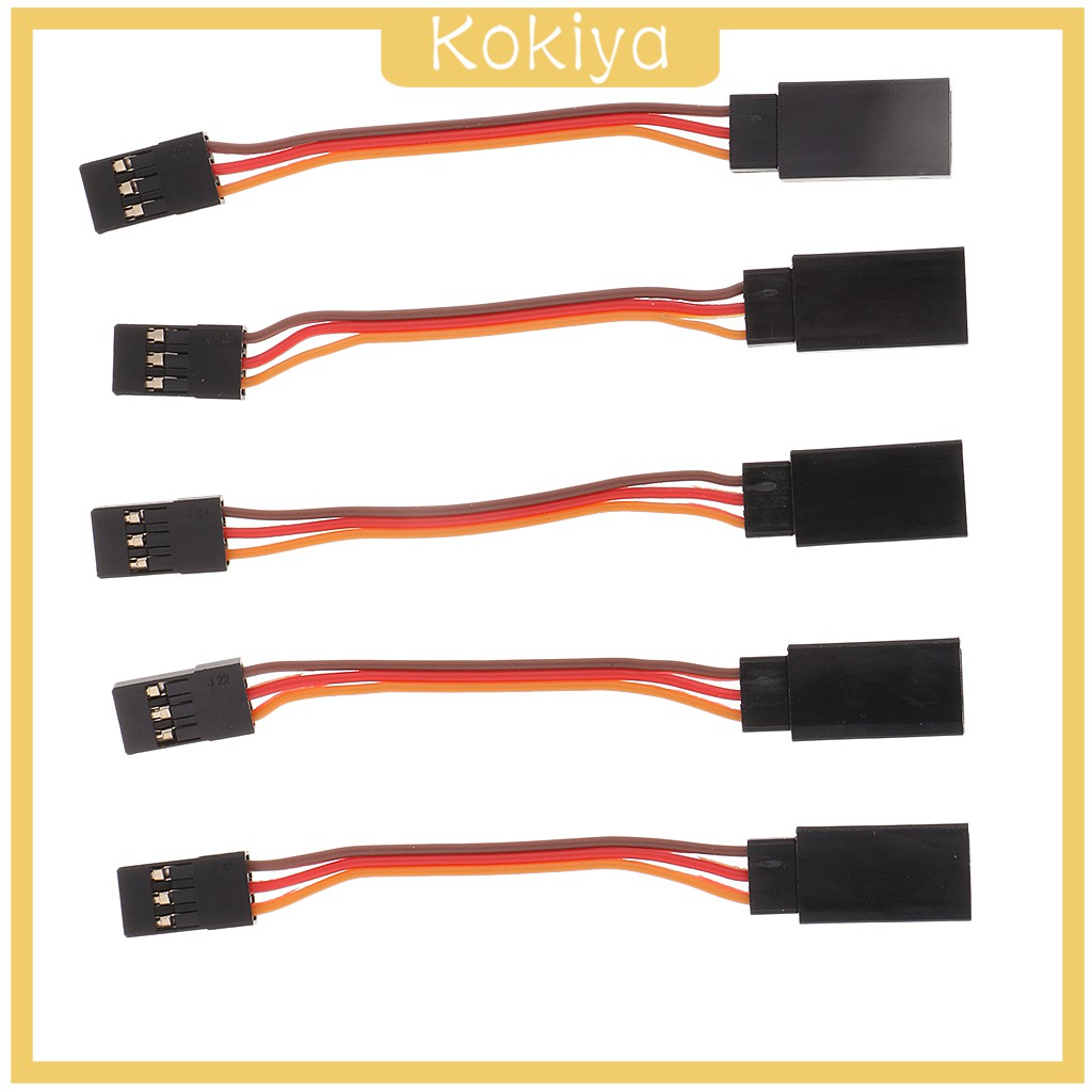 Set 5 Dây Cáp Nối Mở Rộng Servo 3 Pin Futaba Jr