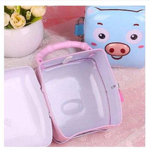 Lợn Tiết Kiệm 💖FREESHIP] Két sắt tiết kiệm mini hình con heo dễ thương giá rẻ