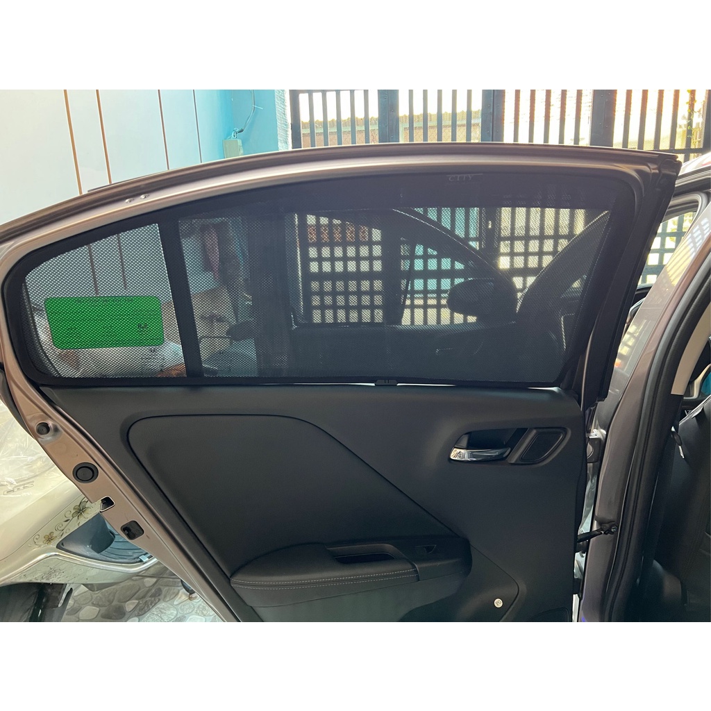 Rèm Che Nắng Nam Châm Xe Honda City đời 2015 đến 2023 - Bộ 4 tấm chắn nắng chuẩn form xe, nam châm hút mạnh