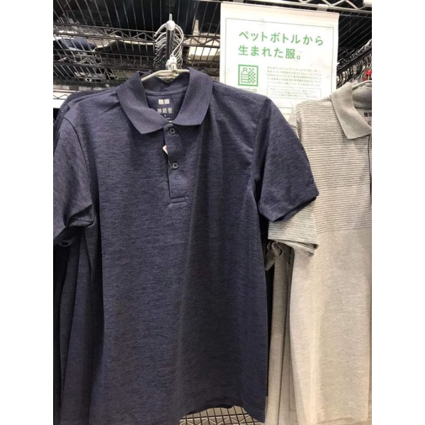 Áo Polo Uni Qlo Nam Dry Ex Tay Ngắn - Nội Địa Nhật Bản