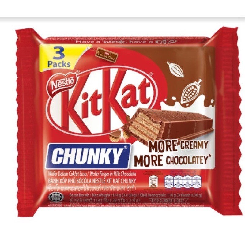 KitKat Tết Chunky Hộp 3 thanh 2F