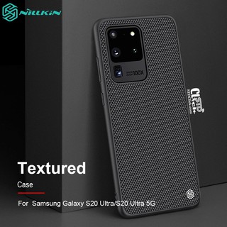 Ốp lưng samsung galaxy s20 ultra và s20 ultra 5g nillkin textured nylon fiber chính hãng