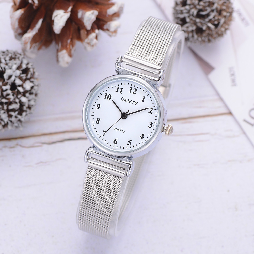 Women's Casual Quartz Mesh Belt Watch Analog Wrist Watch