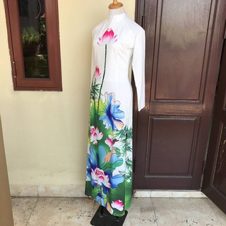 Áo Dài May Sẵn Vải Lụa Đẹp