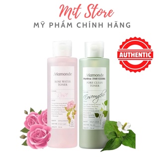 Toner Mamode cho mọi loại da, Toner hoa hồng cấp ẩm, làm dịu da và se khít lỗ chân lông 250ml