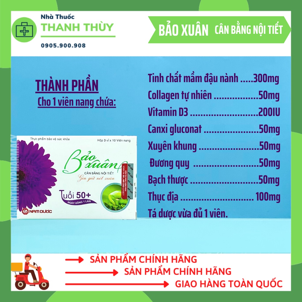 Bảo Xuân Gold Và Bảo Xuân Tím 50+   Giúp Cân Bằng Nội Tiết Tố Nữ