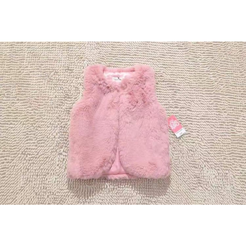 Áo gile lông Little Kids xuất dư size 9/12m-5/6y