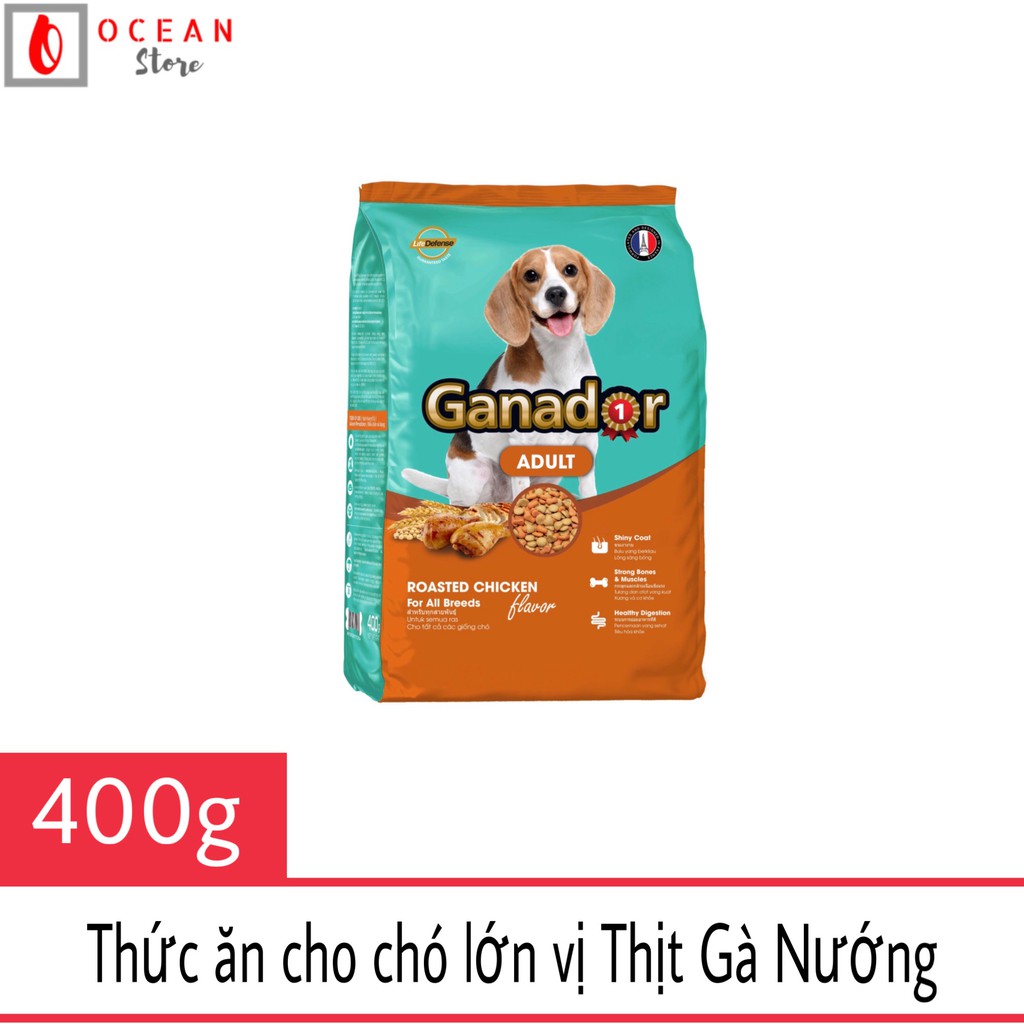 Thức ăn cho chó trưởng thành VỊ GÀ NƯỚNG - Ganador Adult Roasted Chicken Gói 400g