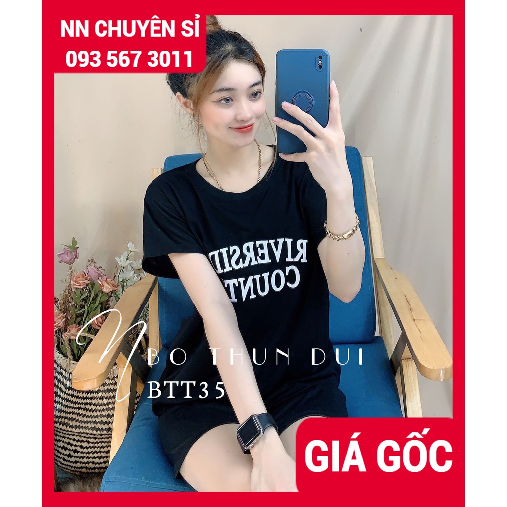 Đồ bộ nữ mặc nhà chất thun mềm mịn in hình hoạt hình in chữ dễ thương BTT tổng hợp