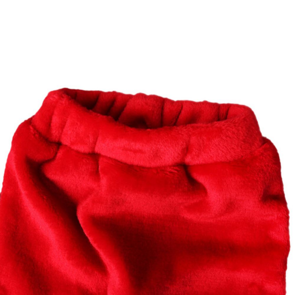 Bộ đồ Giáng Sinh 4 món hóa trang ông già Noel gồm áo khoác lông cừu tay dài + quần + mũ + giày cho cho bé từ 3-18 tháng