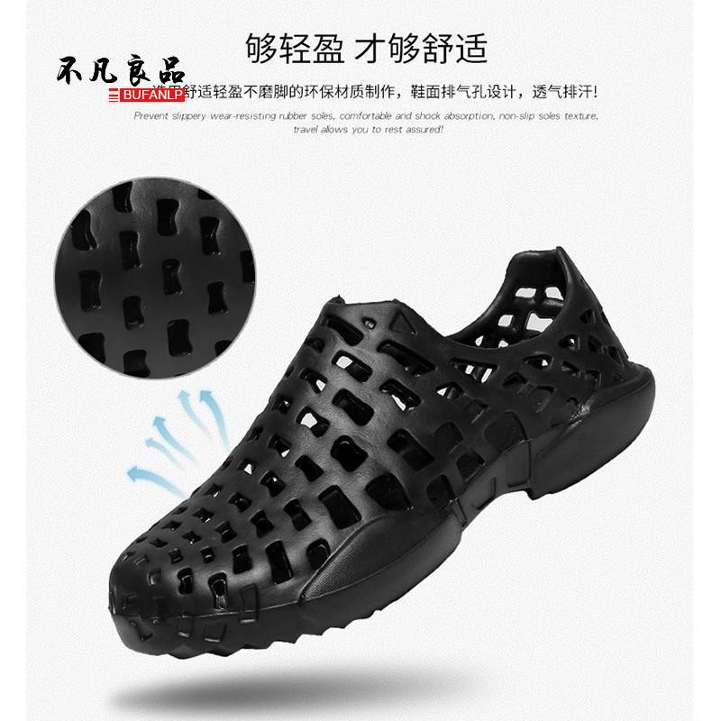 Giày Crocs Đi Biển Chống Trượt Thoáng Khí Thời Trang Cho Nữ