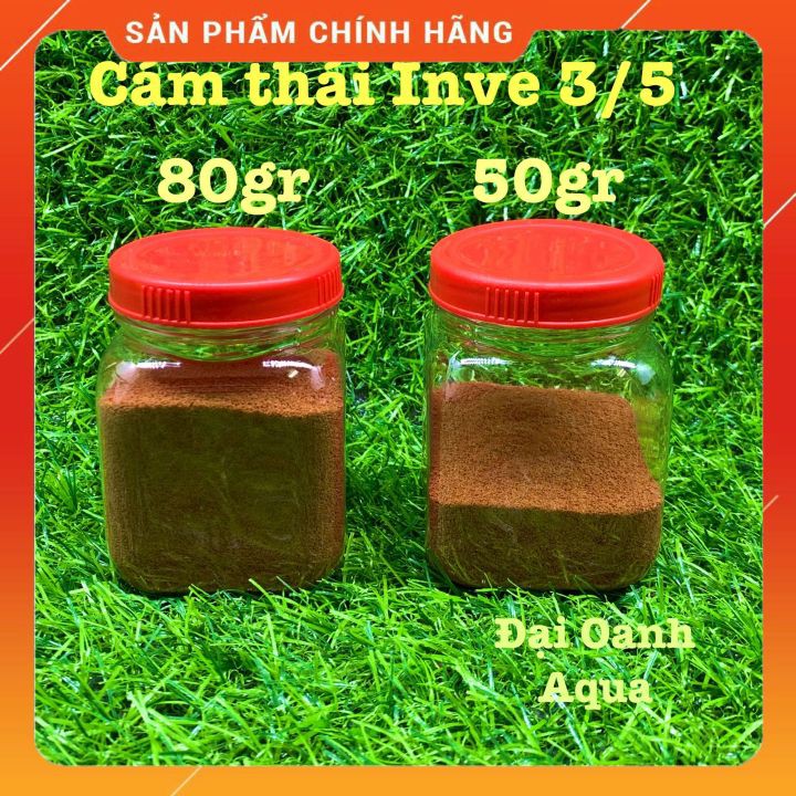 Cám Thái Inve 3/5 lọ 50g 80g Cho Cá Nhanh Lớn, Lên Màu Đẹp