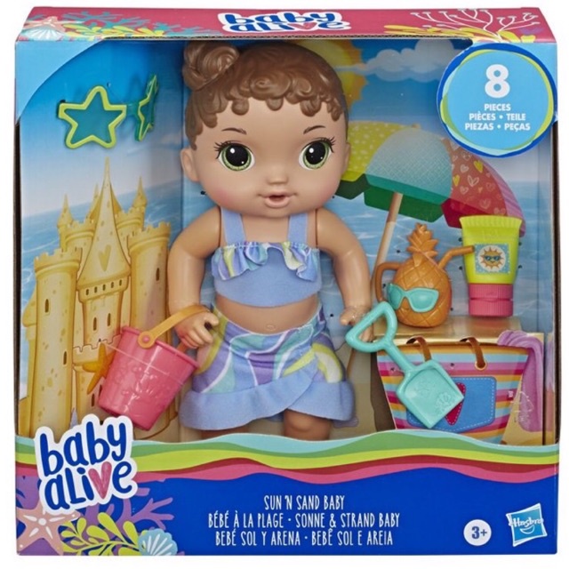 Baby Alibe bé Lucy đi biển