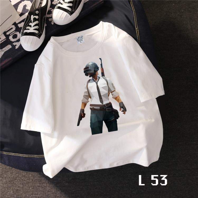 Áo thun teen nam nữ TAY NGẮN UNISEX NAM NỮ hình PUPG