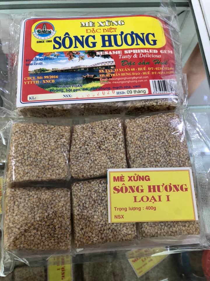 Mè Xửng dẻo Sông Hương 400g (date luôn mới) - Đặc sản Huế | WebRaoVat - webraovat.net.vn