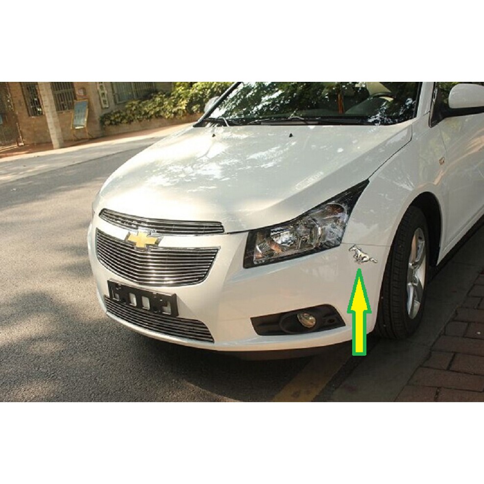 Tem Nổi 3D Kim Loại logo ngựa màu Inox. | BigBuy360 - bigbuy360.vn