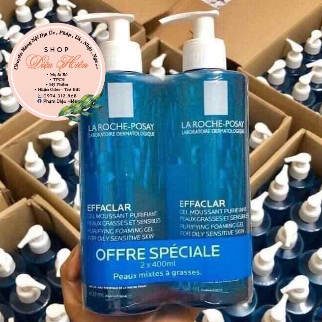 Sữa rửa mặt La roche-Posay 400ml