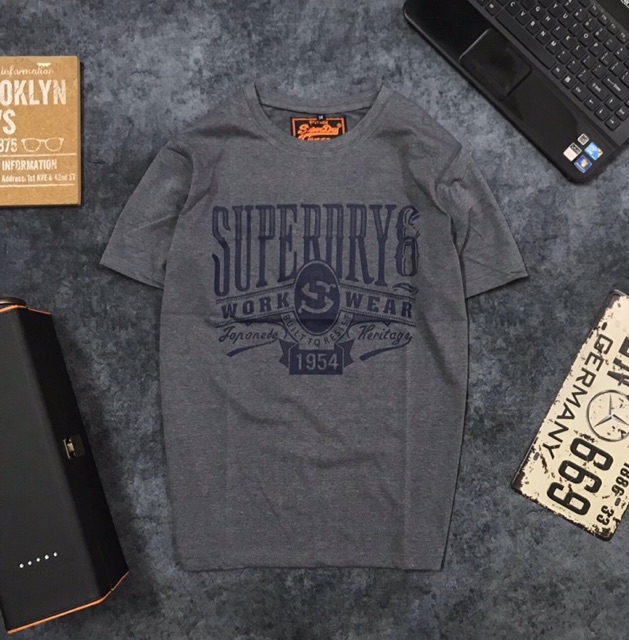 Áo thun nam cổ tròn in chử cao cấp DBP790 | BigBuy360 - bigbuy360.vn