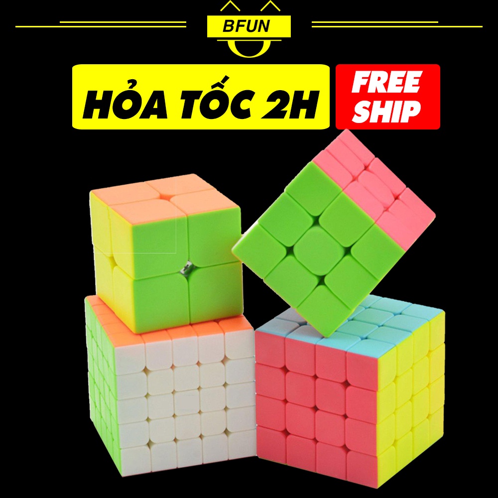 Rubik 3x3, 2x2, 4x4, 5x5 Giá Rẻ - Đồ Chơi Thông Minh Rubix, Rubic 3x3x3 và Biến Thể -Đồ Chơi Trẻ Em Cho Bé Trai Gái BFUN