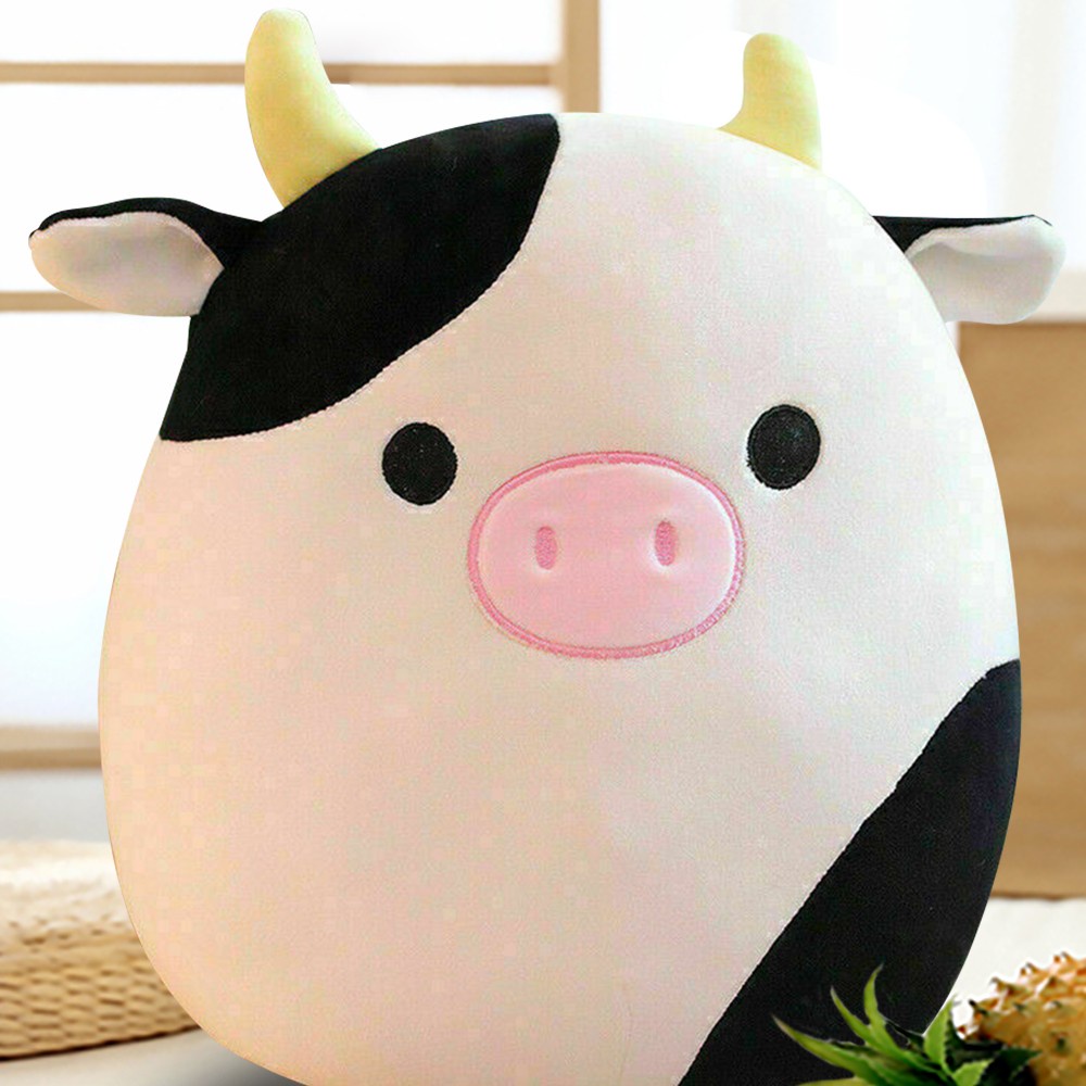 Squishmallows Connor The Cow Plush Toy Cuddle & Squeeze Super Soft Doll KId Gift