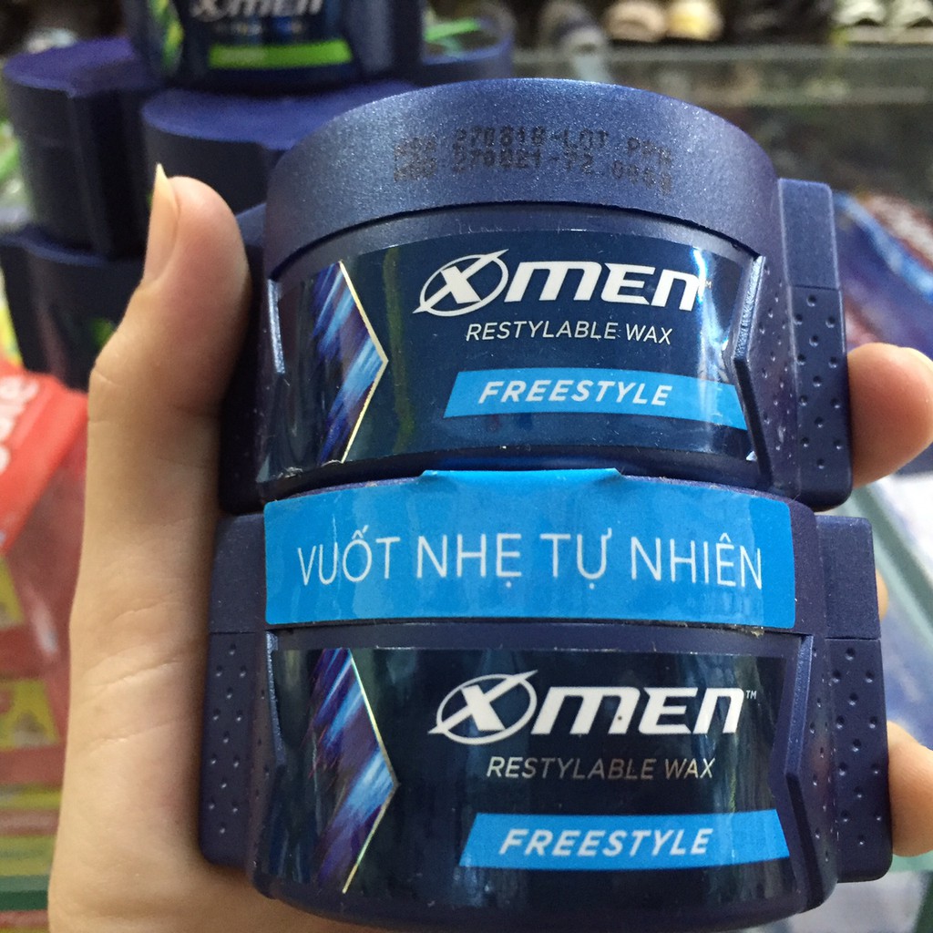 Xmen wax tạo kiểu tóc FREESTYLE tạo kiểu tự nhiên 70g