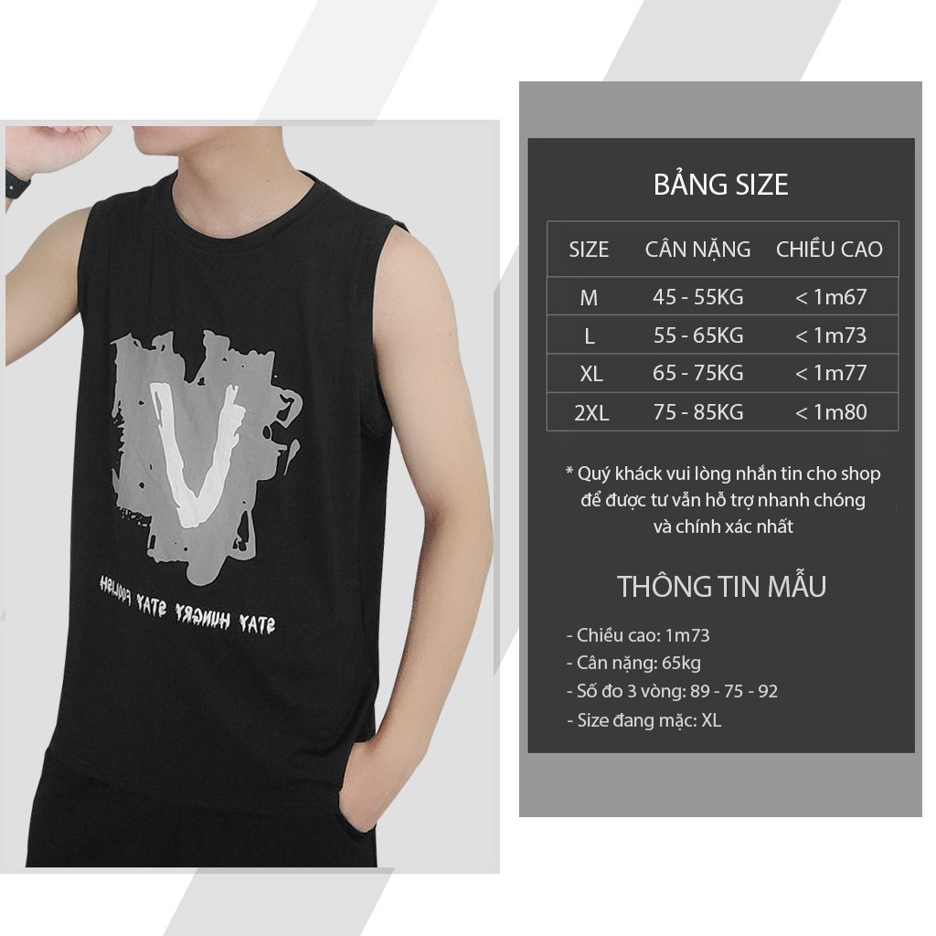 Áo 3 lỗ nam 💖FREESHIP💖 Áo thun nam mã TT49 Áo ba lỗ nam cổ tròn TankTop form rộng sát nách tập gym co giãn mùa hè đẹp