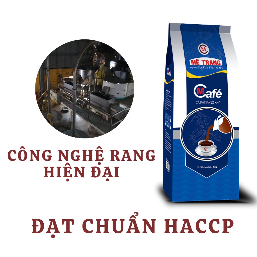 Cà phê pha phin Mê Trang Mcafe - Túi 1kg bột &amp; hạt