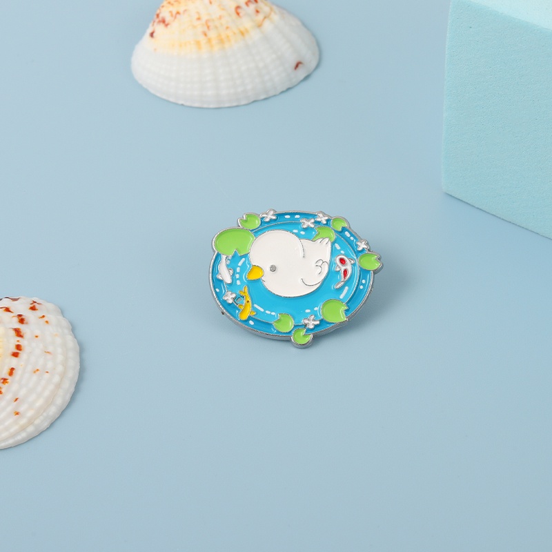 Ghim Cài Áo Hình Vịt Hoạt Hình Dễ Thương