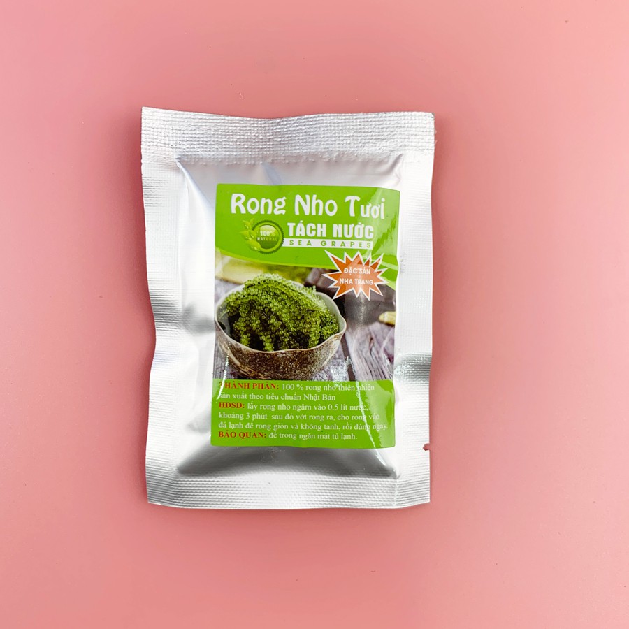 105g Rong Nho Tách Nước nở ra, Ăn ngon hơn với sốt mè rang Okinawa (1 gói) | BigBuy360 - bigbuy360.vn