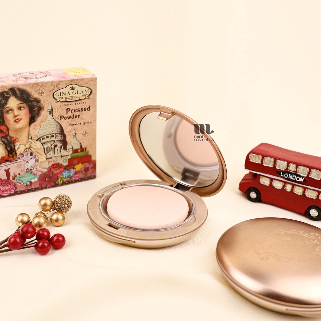 Phấn Phủ Gina Glam Pressed Powder Sweet Girls 15g