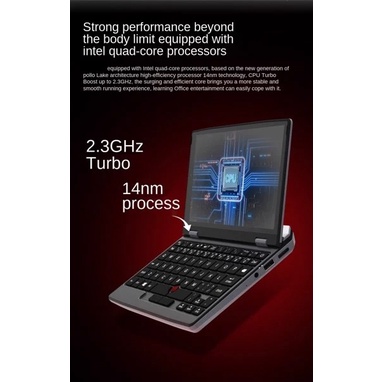 Laptop bỏ túi,máy tính bảng tablet windows, Mini PC - X7,tích hợp cảm ứng(Chip 4 nhân, DDR 4 12G, SSD M2 128G,màn hình 7