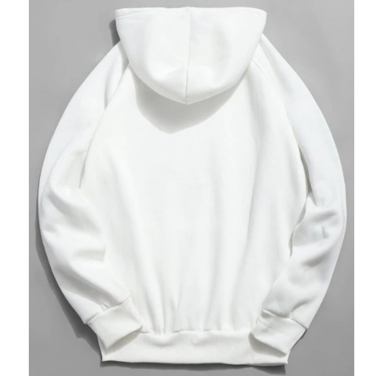 Áo nỉ hoodie unisex trơn chất nỉ bông ấm mềm mịn form rộng