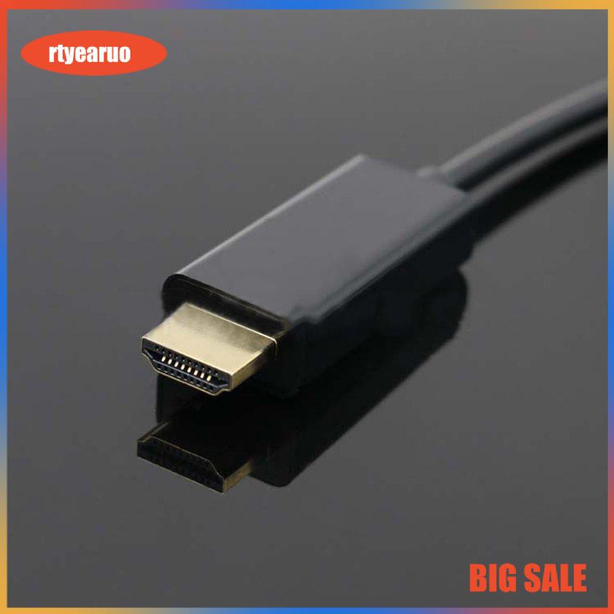 Dây cáp chuyển đổi 4k Cáp chuyển đổi cổng DisplayPort DP sang HDMI 1.8m cho Hdtv / máy chiếu / laptop / pc