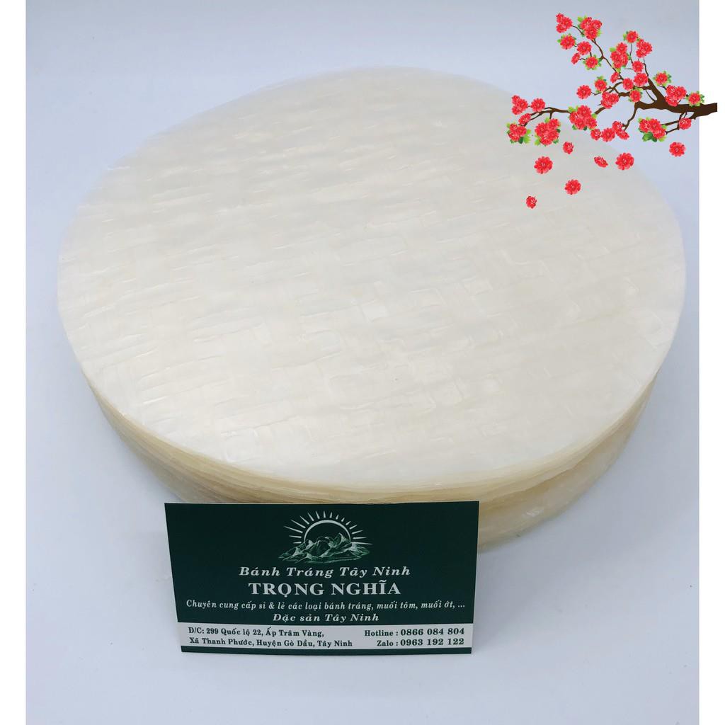 [Mã 77FMCGSALE1 giảm 10% đơn 250K] [500 Gram]- Bánh Tráng Trắng Cuốn Thịt Tây Ninh Trọng Nghĩa
