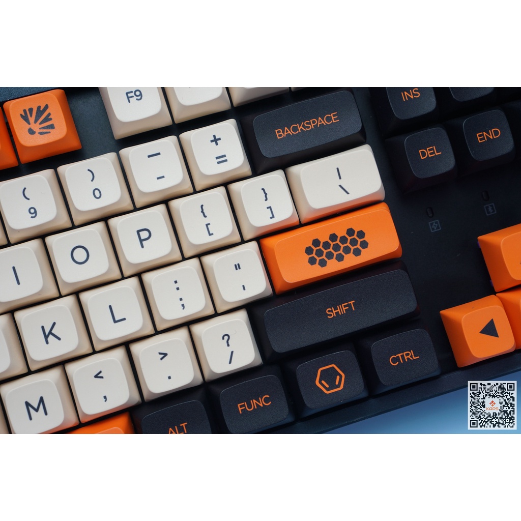 Keycap CARBON - profile XDA - keycap PBT - Dyesub - 142 nút cho bàn phím cơ (Filco, Leopold, IKBC, Edra, keychron, RK)