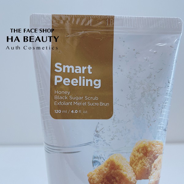 Tẩy tế bào chết da chết đường đen mật ong dưỡng da The Face Shop Smart Peeling Honey Black Sugar Scrub 120ml | BigBuy360 - bigbuy360.vn