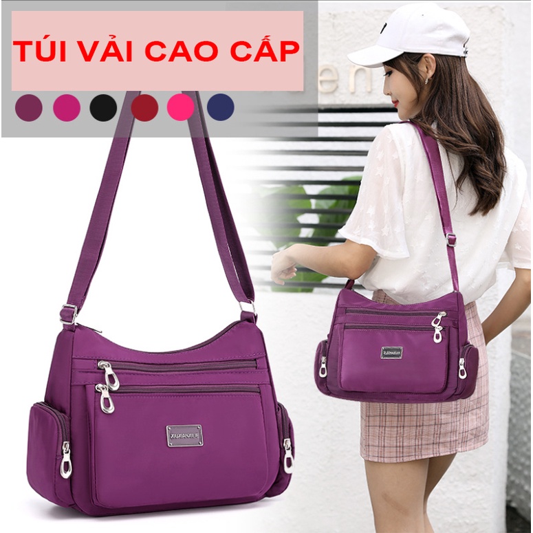 Túi xách vải dù nhiều ngăn túi vải dù thời trang kiểu dáng sang trọng dễ phối đồ