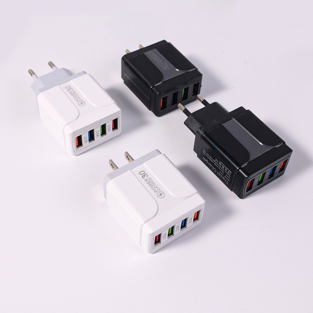 Củ sạc nhanh với 4 cổng USB 5V
