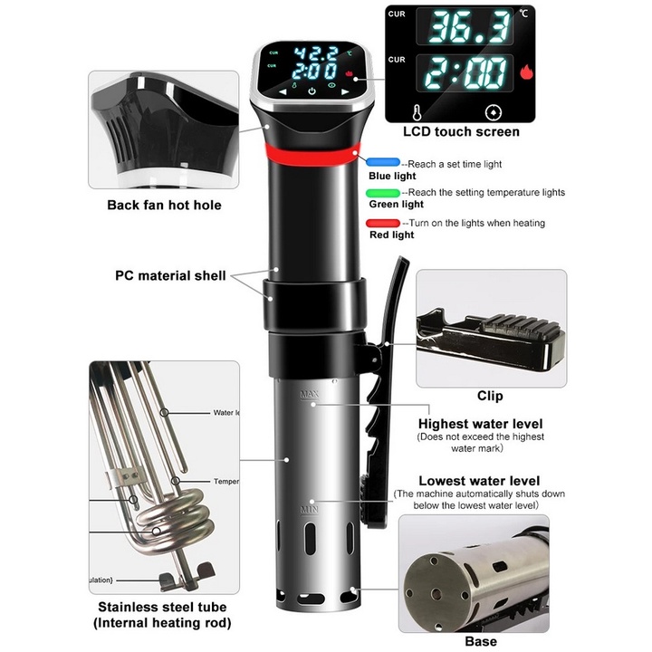 Máy Rã Đông Thịt Nhanh SOUS VIDE - Home and Garden